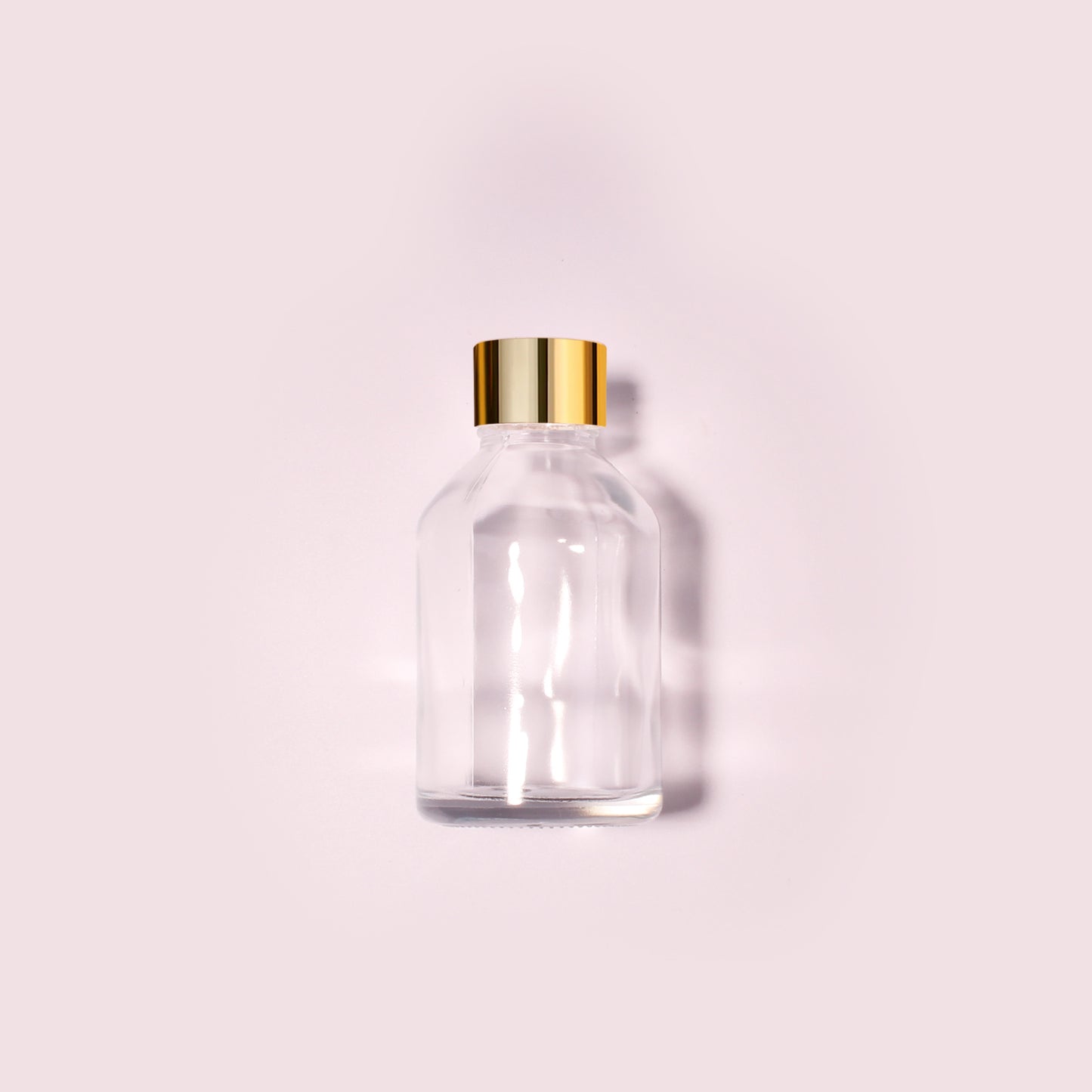 50 Bottles Per Case - Aromatherapy Diffuser Bottles Wholesale - 100 ml/3.4 oz Empty Aromatherapy Diffuser Bottles with Roll-Up Neck (Includes Cap)