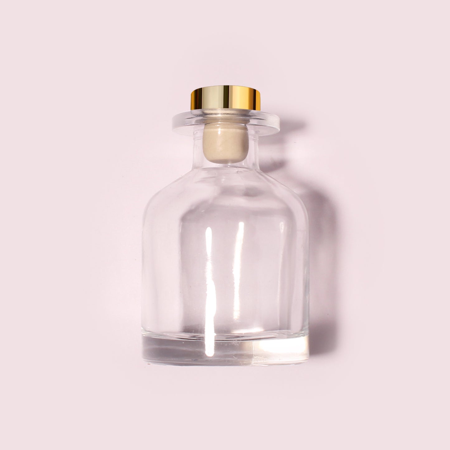 40 Bottles Per Case - Aromatherapy Diffuser Bottles Wholesale - 80 ml/2.7 oz Empty Aromatherapy Diffuser Bottles with Roll-Up Neck (Includes Cap)