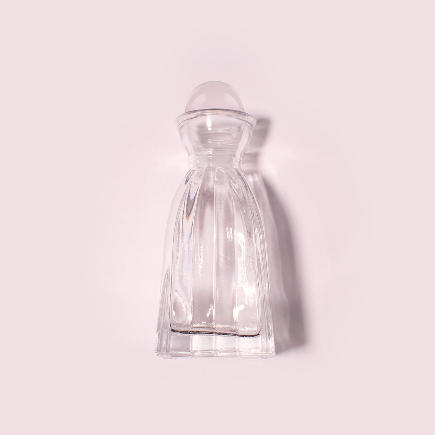 50 Bottles Per Case - Aromatherapy Diffuser Bottles Wholesale - 100 ml/3.4 oz Empty Aromatherapy Diffuser Bottles with Roll-Up Neck (Includes Cap)