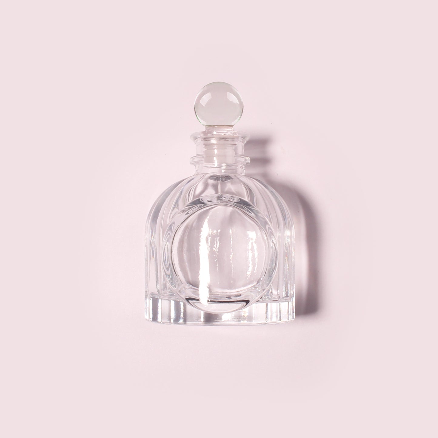 50 Bottles Per Case - Aromatherapy Diffuser Bottles Wholesale - 100 ml/3.4 oz Empty Aromatherapy Diffuser Bottles with Roll-Up Neck (Includes Cap)