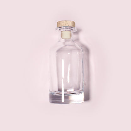 20 Bottles Per Case - Aromatherapy Diffuser Bottles Wholesale - 200 ml/6.8 oz Empty Aromatherapy Diffuser Bottles with Roll-Up Neck (Includes Cap)