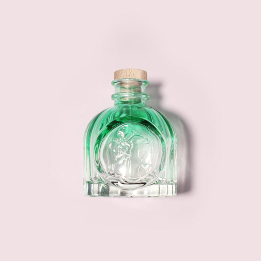 50 Bottles Per Case - Aromatherapy Diffuser Bottles Wholesale - 100 ml/3.4 oz Empty Aromatherapy Diffuser Bottles with Roll-Up Neck (Includes Cap)