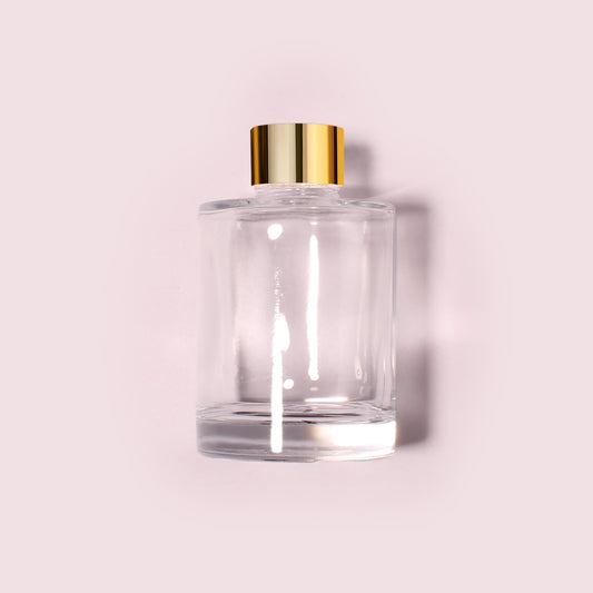 40 Bottles Per Case - Aromatherapy Diffuser Bottles Wholesale - 80 ml/2.7 oz Empty Aromatherapy Diffuser Bottles with Roll-Up Neck (Includes Cap)