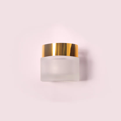 70 Bottles per Box - Glass Cosmetic Jars Wholesale - 12 ml/0.4 oz, Empty Refillable Cosmetic Storage Jars (Includes Lid)