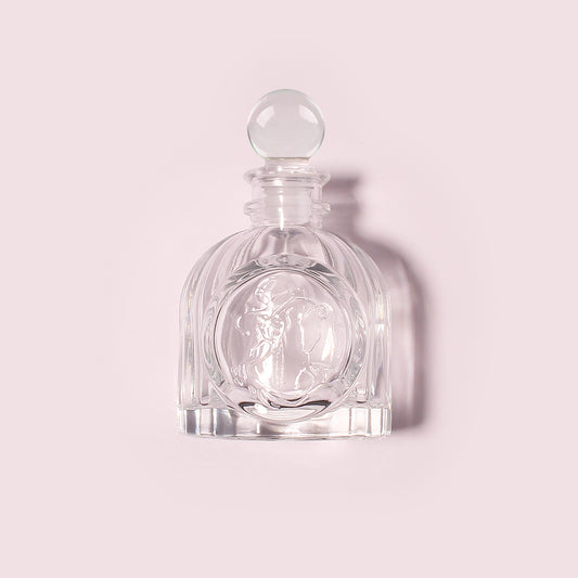 50 Bottles Per Case - Aromatherapy Diffuser Bottles Wholesale - 100 ml/3.4 oz Empty Aromatherapy Diffuser Bottles with Roll-Up Neck (Includes Cap)