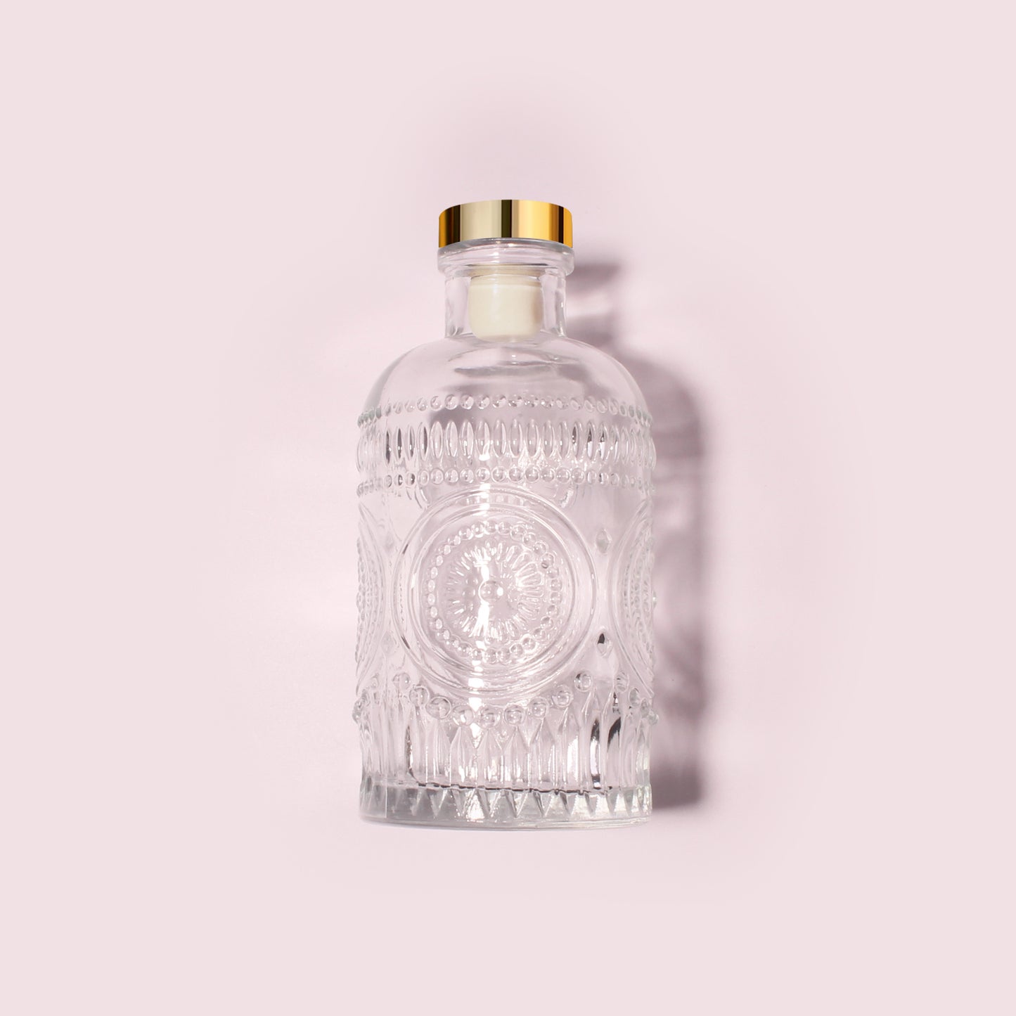 10 Bottles Per Case - Aromatherapy Diffuser Bottles Wholesale - 220 ml/7.44 oz Empty Aromatherapy Diffuser Bottles with Roll-Up Neck (Includes Cap)