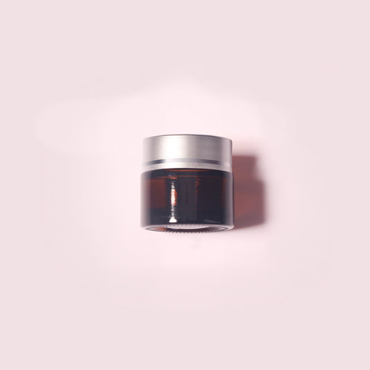 70 Bottles per Box - Glass Cosmetic Jars Wholesale -12 ml/0.4 oz, Empty Refillable Cosmetic Storage Jars (Includes Lid)