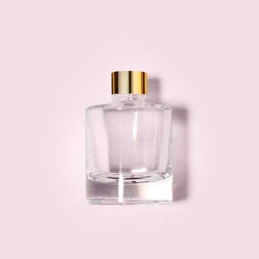 100 Bottles Per Case - Aromatherapy Diffuser Bottles Wholesale - 40 ml/1.35 oz Empty Aromatherapy Diffuser Bottles with Roll-Up Neck (Includes Cap)