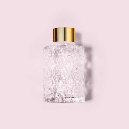 40 Bottles Per Case - Aromatherapy Diffuser Bottles Wholesale - 80 ml/2.7 oz Empty Aromatherapy Diffuser Bottles with Roll-Up Neck (Includes Cap)