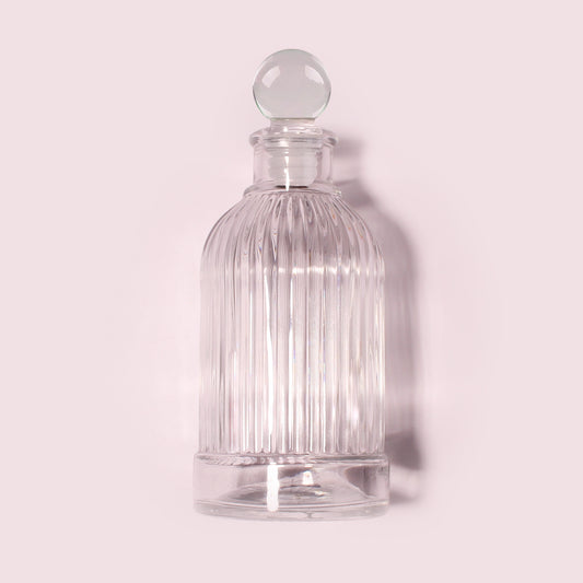 20 Bottles Per Case - Aromatherapy Diffuser Bottles Wholesale - 220 ml/7.44 oz Empty Aromatherapy Diffuser Bottles with Roll-Up Neck (Includes Cap)