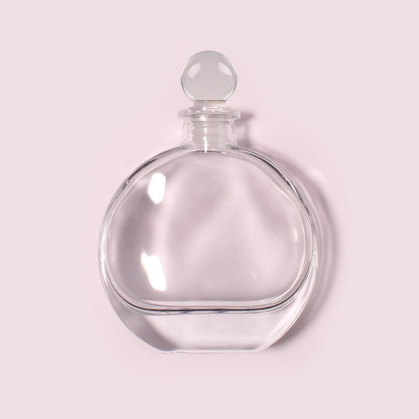 50 Bottles Per Case - Aromatherapy Diffuser Bottles Wholesale - 100 ml/3.4 oz Empty Aromatherapy Diffuser Bottles with Roll-Up Neck (Includes Cap)