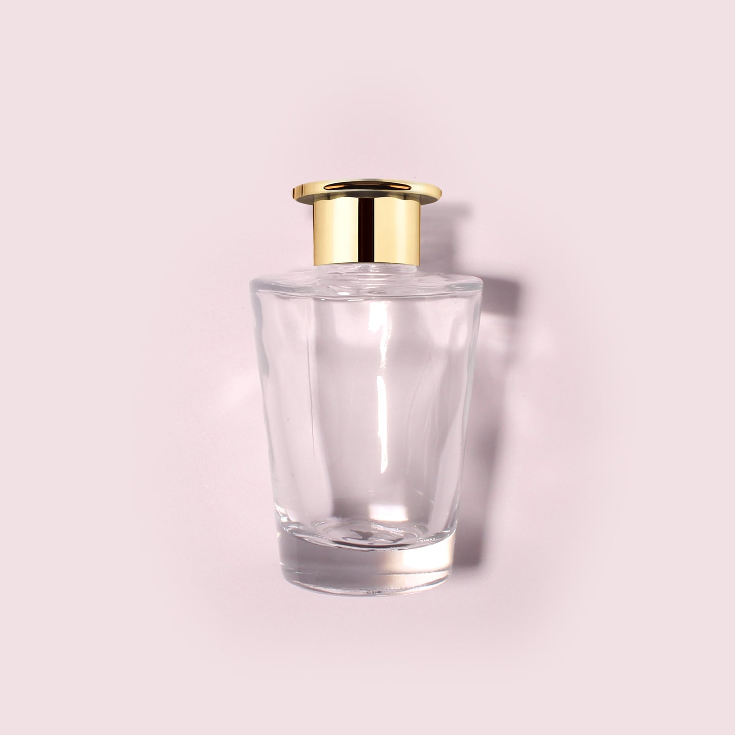 50 Bottles Per Case - Aromatherapy Diffuser Bottles Wholesale - 100 ml/3.4 oz Empty Aromatherapy Diffuser Bottles with Roll-Up Neck (Includes Cap)