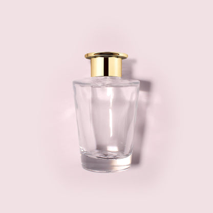 50 Bottles Per Case - Aromatherapy Diffuser Bottles Wholesale - 100 ml/3.4 oz Empty Aromatherapy Diffuser Bottles with Roll-Up Neck (Includes Cap)
