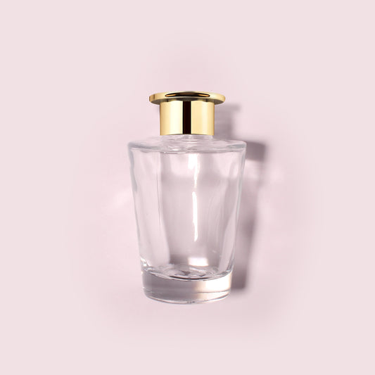 50 Bottles Per Case - Aromatherapy Diffuser Bottles Wholesale - 100 ml/3.4 oz Empty Aromatherapy Diffuser Bottles with Roll-Up Neck (Includes Cap)