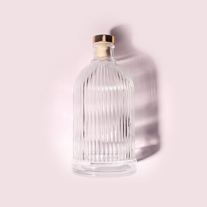 20 Bottles Per Case - Aromatherapy Diffuser Bottles Wholesale - 550 ml/18.6 oz Empty Aromatherapy Diffuser Bottles with Roll-Up Neck (Includes Cap)