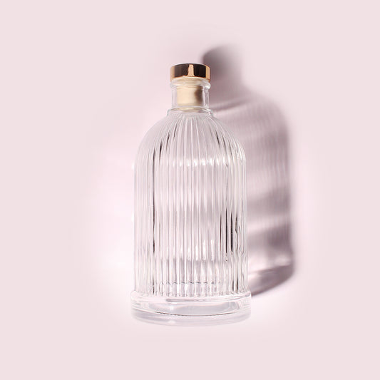 20 Bottles Per Case - Aromatherapy Diffuser Bottles Wholesale - 550 ml/18.6 oz Empty Aromatherapy Diffuser Bottles with Roll-Up Neck (Includes Cap)