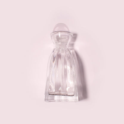 50 Bottles Per Case - Aromatherapy Diffuser Bottles Wholesale - 100 ml/3.4 oz Empty Aromatherapy Diffuser Bottles with Roll-Up Neck (Includes Cap)