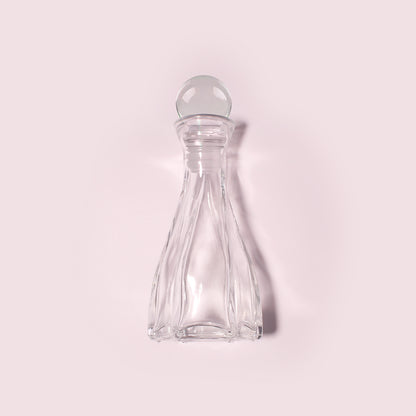 50 Bottles Per Case - Aromatherapy Diffuser Bottles Wholesale - 100 ml/3.4 oz Empty Aromatherapy Diffuser Bottles with Roll-Up Neck (Includes Cap)
