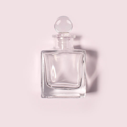 40 Bottles Per Case - Aromatherapy Diffuser Bottles Wholesale - 80 ml/2.7 oz Empty Aromatherapy Diffuser Bottles with Roll-Up Neck (Includes Cap)