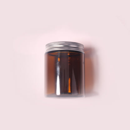 70 Bottles per Box - Glass Cosmetic Jars Wholesale - 170 ml/5.7 oz, Empty Refillable Cosmetic Storage Jars (Includes Lid)