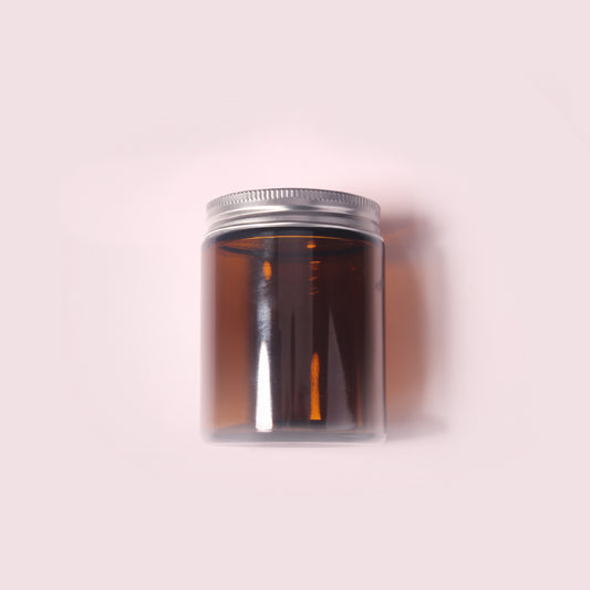 70 Bottles per Box - Glass Cosmetic Jars Wholesale - 170 ml/5.7 oz, Empty Refillable Cosmetic Storage Jars (Includes Lid)