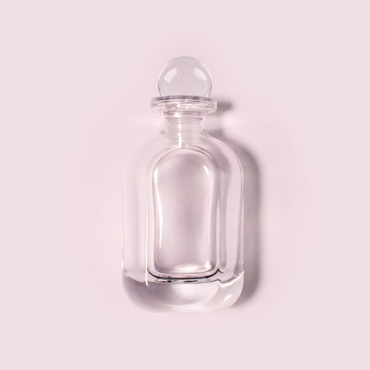 50 Bottles Per Case - Aromatherapy Diffuser Bottles Wholesale - 60 ml/2.03 oz Empty Aromatherapy Diffuser Bottles with Roll-Up Neck (Includes Cap)