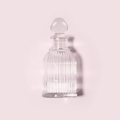 50 Bottles Per Case - Aromatherapy Diffuser Bottles Wholesale - 100 ml/3.4 oz Empty Aromatherapy Diffuser Bottles with Roll-Up Neck (Includes Cap)