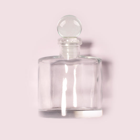 20 Bottles Per Case - Aromatherapy Diffuser Bottles Wholesale - 250 ml/8.45 oz Empty Aromatherapy Diffuser Bottles with Roll-Up Neck (Includes Cap)