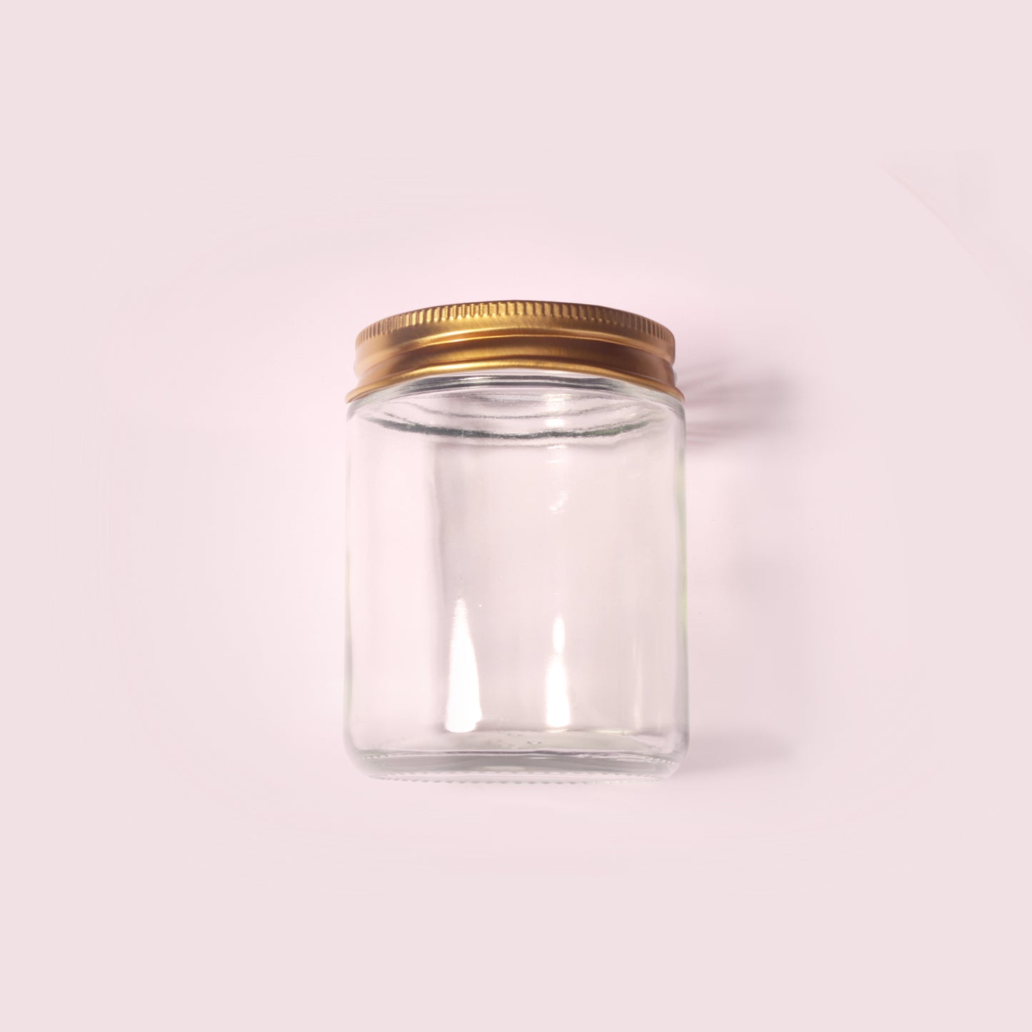 70 Bottles per Box - Glass Cosmetic Jars Wholesale - 270 ml/9.1 oz, Empty Refillable Cosmetic Storage Jars (Includes Lid)
