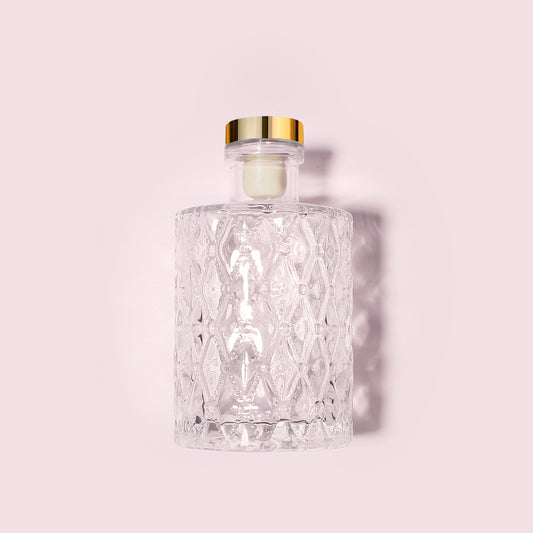 20 Bottles Per Case - Aromatherapy Diffuser Bottles Wholesale - 180 ml/6.09 oz Empty Aromatherapy Diffuser Bottles with Roll-Up Neck (Includes Cap)