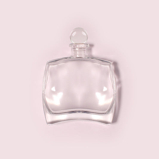 40 Bottles Per Case - Aromatherapy Diffuser Bottles Wholesale - 120 ml/4.1 oz Empty Aromatherapy Diffuser Bottles with Roll-Up Neck (Includes Cap)