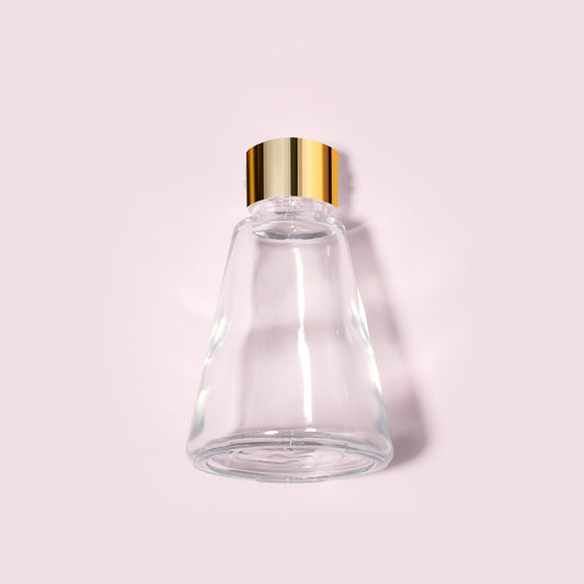 100 Bottles Per Case - Aromatherapy Diffuser Bottles Wholesale - 40 ml/1.35 oz Empty Aromatherapy Diffuser Bottles with Roll-Up Neck (Includes Cap)