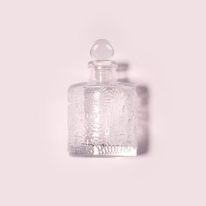 50 Bottles Per Case - Aromatherapy Diffuser Bottles Wholesale - 100 ml/3.4 oz Empty Aromatherapy Diffuser Bottles with Roll-Up Neck (Includes Cap)