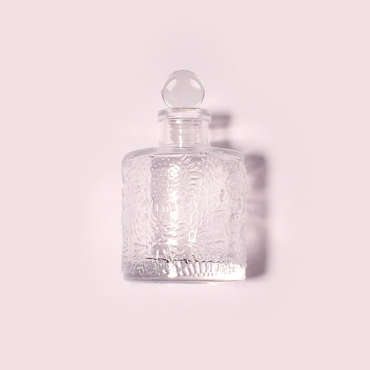 50 Bottles Per Case - Aromatherapy Diffuser Bottles Wholesale - 100 ml/3.4 oz Empty Aromatherapy Diffuser Bottles with Roll-Up Neck (Includes Cap)