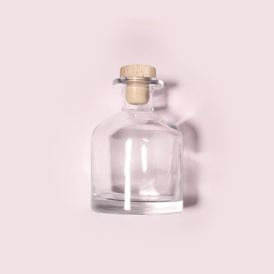 20 Bottles Per Case - Aromatherapy Diffuser Bottles Wholesale - 250 ml/8.45 oz Empty Aromatherapy Diffuser Bottles with Roll-Up Neck (Includes Cap)