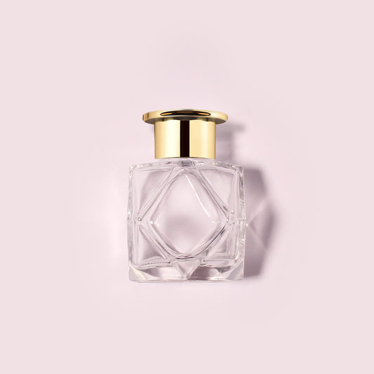 50 Bottles Per Case - Aromatherapy Diffuser Bottles Wholesale - 60 ml/2.03 oz Empty Aromatherapy Diffuser Bottles with Roll-Up Neck (Includes Cap)