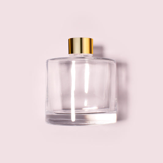 20 Bottles Per Case - Aromatherapy Diffuser Bottles Wholesale - 220 ml/7.4 oz Empty Aromatherapy Diffuser Bottles with Roll-Up Neck (Includes Cap)