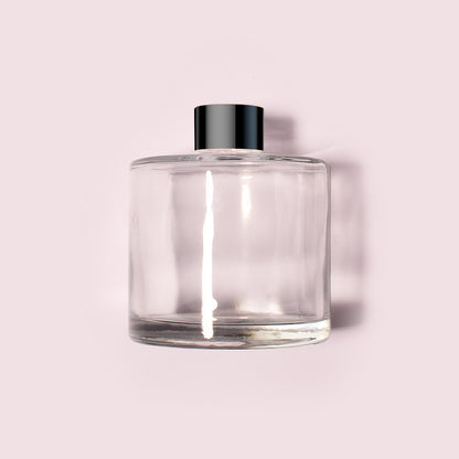 20 Bottles Per Case - Aromatherapy Diffuser Bottles Wholesale - 220 ml/7.4 oz Empty Aromatherapy Diffuser Bottles with Roll-Up Neck (Includes Cap)