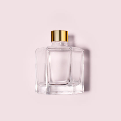 40 Bottles Per Case - Aromatherapy Diffuser Bottles Wholesale - 130 ml/4.4 oz Empty Aromatherapy Diffuser Bottles with Roll-Up Neck (Includes Cap)