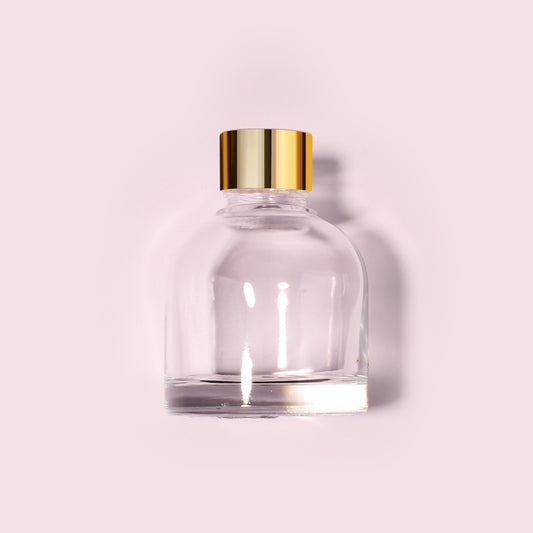 50 Bottles Per Case - Aromatherapy Diffuser Bottles Wholesale - 100 ml/3.4 oz Empty Aromatherapy Diffuser Bottles with Roll-Up Neck (Includes Cap)