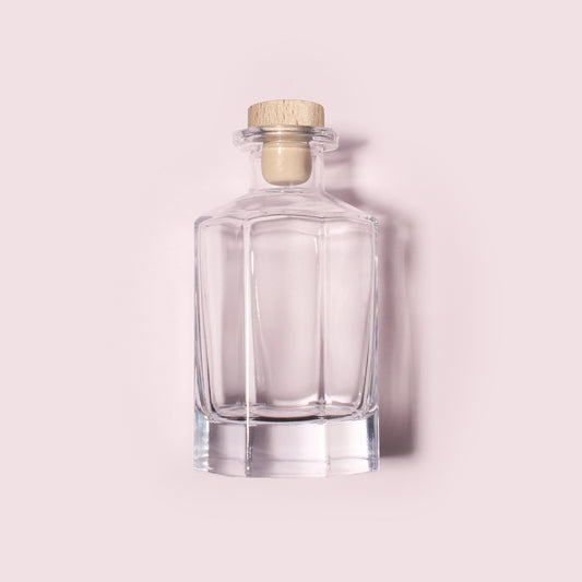 20 Bottles Per Case - Aromatherapy Diffuser Bottles Wholesale - 200 ml/6.8 oz Empty Aromatherapy Diffuser Bottles with Roll-Up Neck (Includes Cap)
