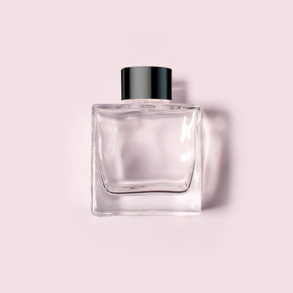 50 Bottles Per Case - Aromatherapy Diffuser Bottles Wholesale - 100 ml/3.4 oz Empty Aromatherapy Diffuser Bottles with Roll-Up Neck (Includes Cap)