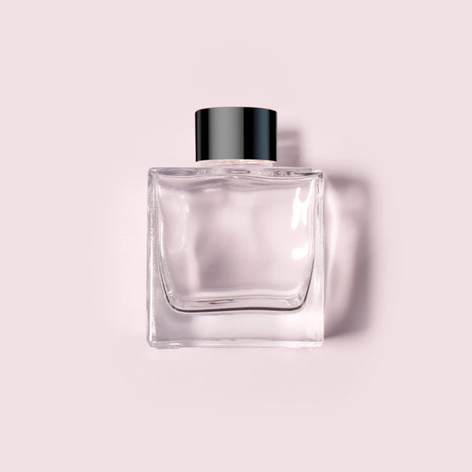 50 Bottles Per Case - Aromatherapy Diffuser Bottles Wholesale - 100 ml/3.4 oz Empty Aromatherapy Diffuser Bottles with Roll-Up Neck (Includes Cap)