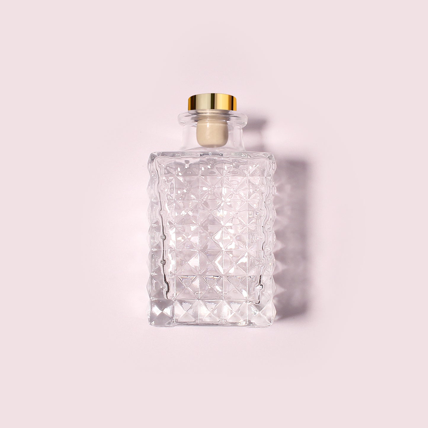 50 Bottles Per Case - Aromatherapy Diffuser Bottles Wholesale - 100 ml/3.4 oz Empty Aromatherapy Diffuser Bottles with Roll-Up Neck (Includes Cap)