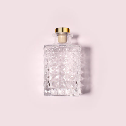 50 Bottles Per Case - Aromatherapy Diffuser Bottles Wholesale - 100 ml/3.4 oz Empty Aromatherapy Diffuser Bottles with Roll-Up Neck (Includes Cap)
