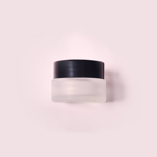70 Bottles per Box - Glass Cosmetic Jars Wholesale - 20 ml/0.7 oz, Empty Refillable Cosmetic Storage Jars (Includes Lid)