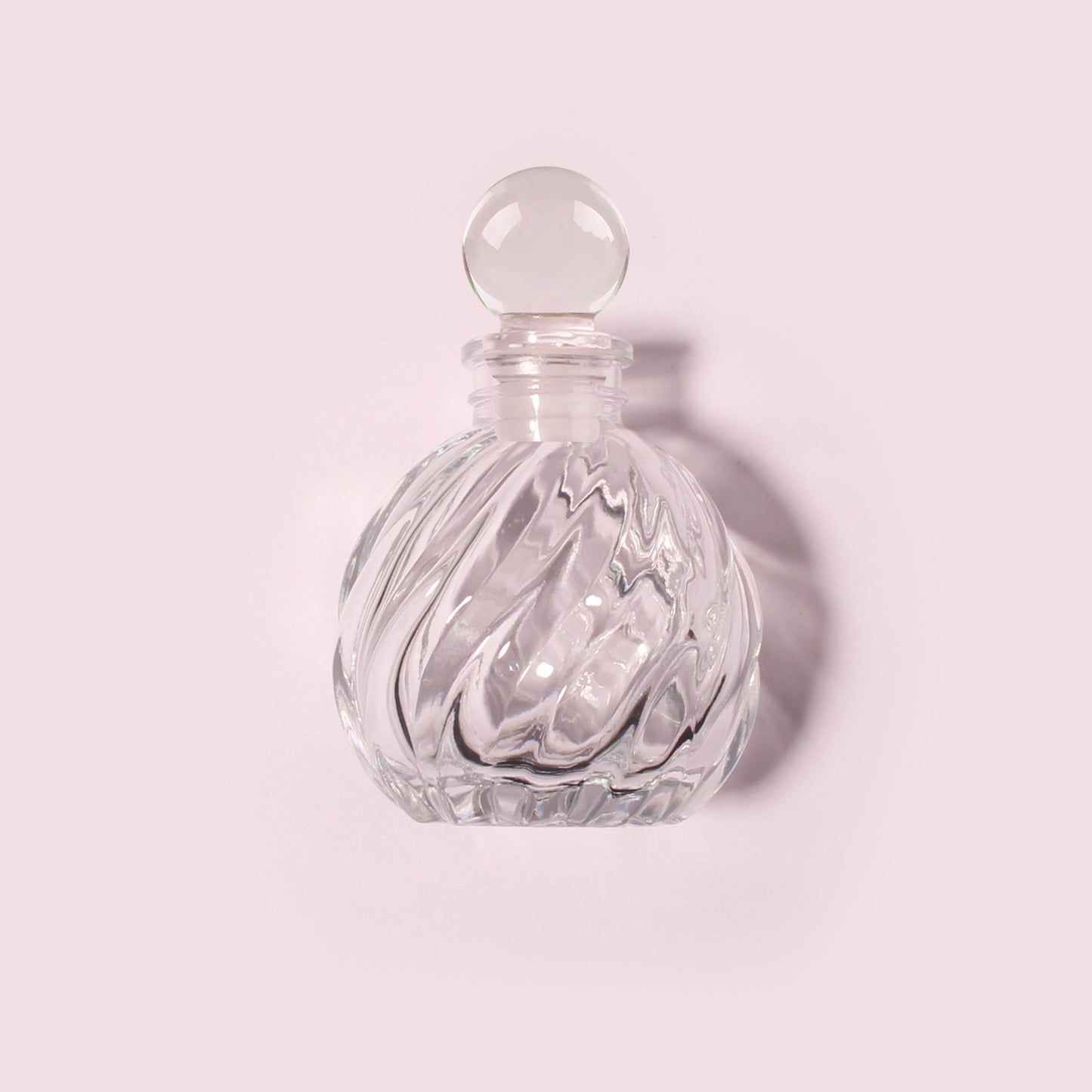 50 Bottles Per Case - Aromatherapy Diffuser Bottles Wholesale - 100 ml/3.4 oz Empty Aromatherapy Diffuser Bottles with Roll-Up Neck (Includes Cap)