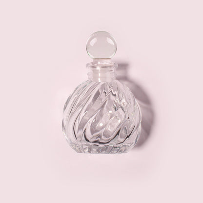 50 Bottles Per Case - Aromatherapy Diffuser Bottles Wholesale - 100 ml/3.4 oz Empty Aromatherapy Diffuser Bottles with Roll-Up Neck (Includes Cap)