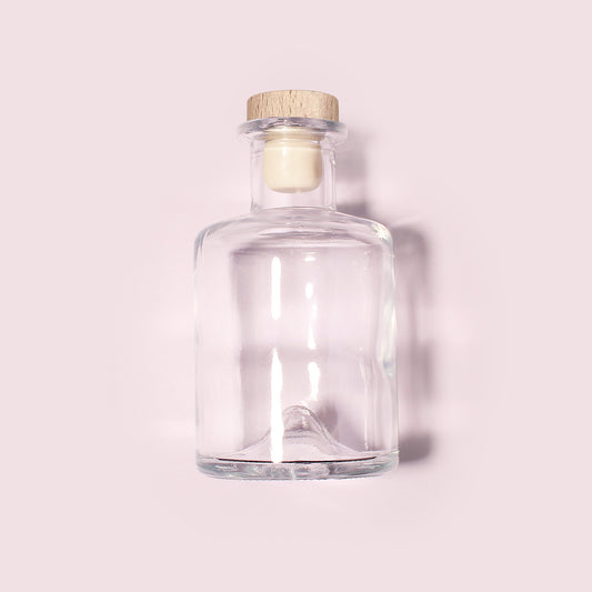 10 Bottles Per Case - Aromatherapy Diffuser Bottles Wholesale - 230 ml/7.78 oz Empty Aromatherapy Diffuser Bottles with Roll-Up Neck (Includes Cap)