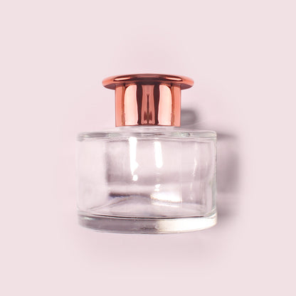 10 Bottles Per Case - Aromatherapy Diffuser Bottles Wholesale - 200 ml/6.8 oz Empty Aromatherapy Diffuser Bottles with Roll-Up Neck (Includes Cap)
